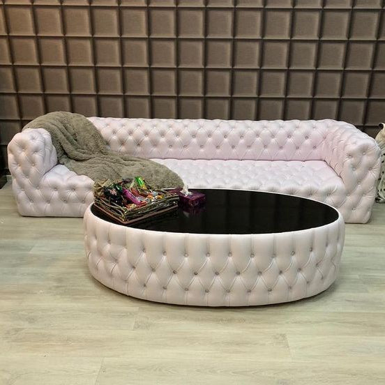 Sedačka /Konferenční stolek Pearl Oval