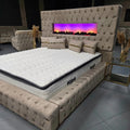 Luxusní postel s krbem CHESTERFIELD – 180×200 cm